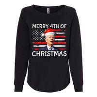 Funny Biden Confused Merry Happy 4th of July Christmas Flag Womens California Wash Sweatshirt