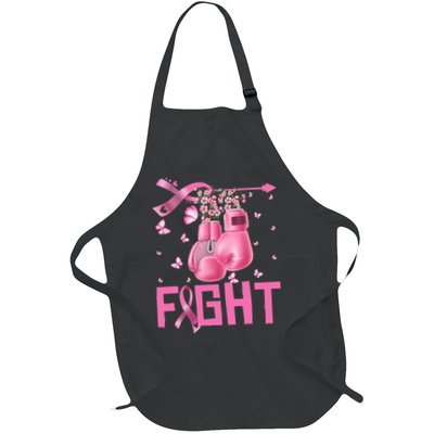 Fight Breast Cancer Awareness Boxing Gloves Warrior Apron