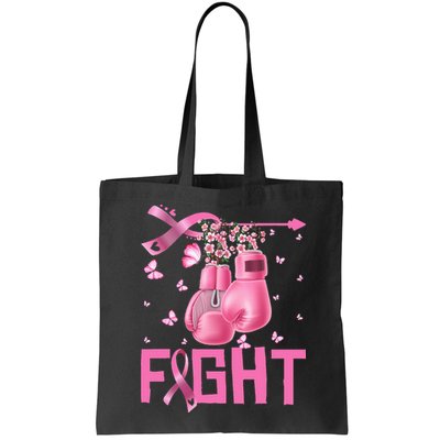 Fight Breast Cancer Awareness Boxing Gloves Warrior Bag