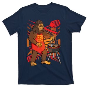 Funny Bigfoot Chef Grill BBQ Master Barbecue Gift T-Shirt