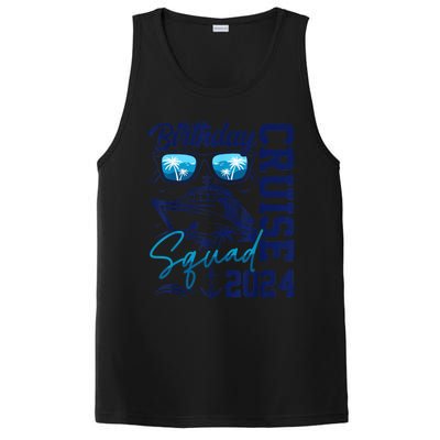 Funny Birthday Cruise Squad 2024 Vacation Matching Family PosiCharge Competitor Tank