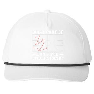 Funny Basketball Coach For Tactic Diagram Board Snapback Five-Panel Rope Hat