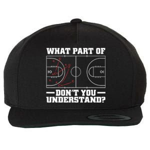 Funny Basketball Coach For Tactic Diagram Board Wool Snapback Cap