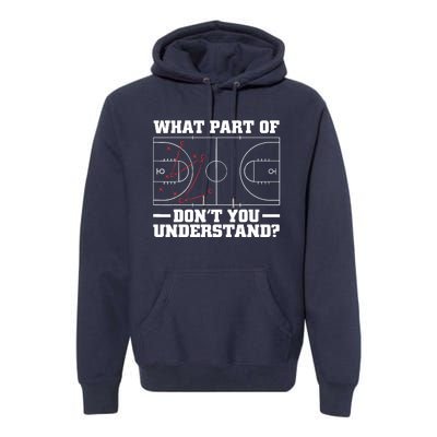 Funny Basketball Coach For Tactic Diagram Board Premium Hoodie