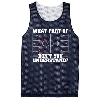 Funny Basketball Coach For Tactic Diagram Board Mesh Reversible Basketball Jersey Tank