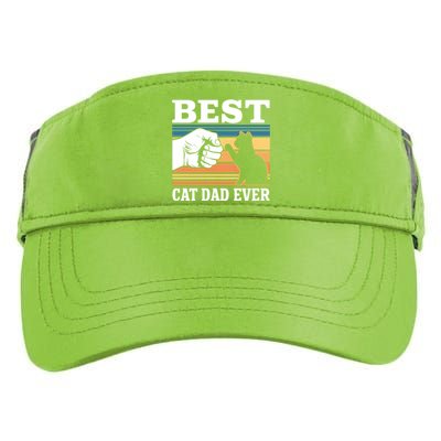 Funny Best Cat Dad Ever Gift Adult Drive Performance Visor