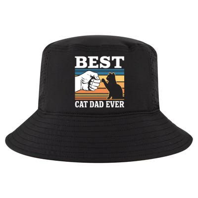 Funny Best Cat Dad Ever Gift Cool Comfort Performance Bucket Hat