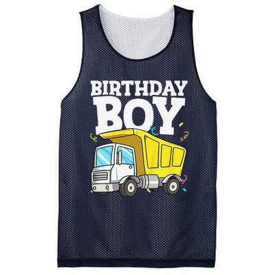 Funny Birthday Construction Truck Theme Party Mesh Reversible Basketball Jersey Tank