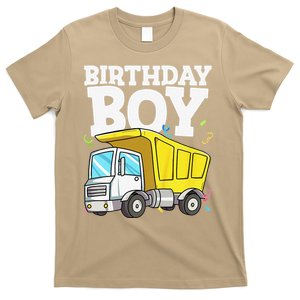 Funny Birthday Construction Truck Theme Party T-Shirt