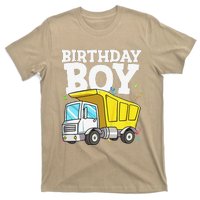 Funny Birthday Construction Truck Theme Party T-Shirt