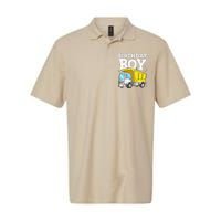 Funny Birthday Construction Truck Theme Party Softstyle Adult Sport Polo