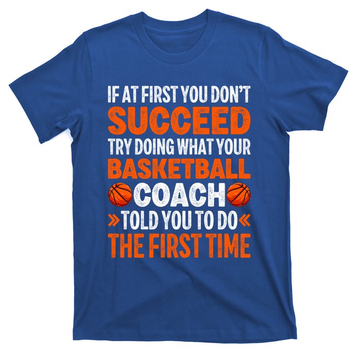 Funny Basketball Coaching For Mom Dad Papa Mama Gift T-Shirt