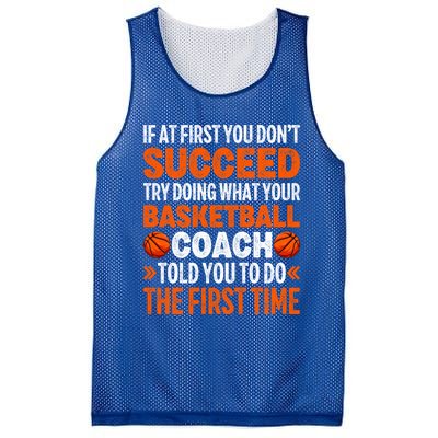 Funny Basketball Coaching For Mom Dad Papa Mama Gift Mesh Reversible Basketball Jersey Tank