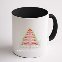 Funny Binary Christmas Tree Cool Computer Programmer Coffee Mug