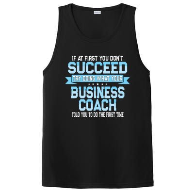 Fun Business Coach Quote Gift PosiCharge Competitor Tank