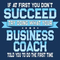 Fun Business Coach Quote Gift 7 Panel Mesh Trucker Snapback Hat