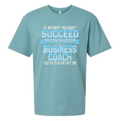 Fun Business Coach Quote Gift Sueded Cloud Jersey T-Shirt