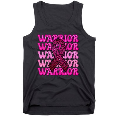 Fight Breast Cancer Awareness Warrior Ribbon Tank Top