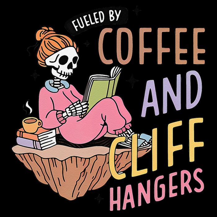 Fueled By Coffee And Cliff Hangers Funny Design Youth Performance Sprint T-Shirt