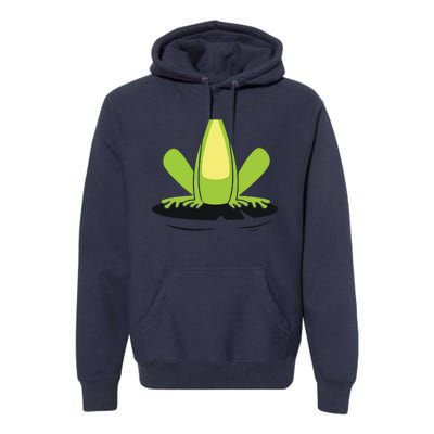 Frog Body Costume Cute Easy Reptile Halloween Gift Premium Hoodie