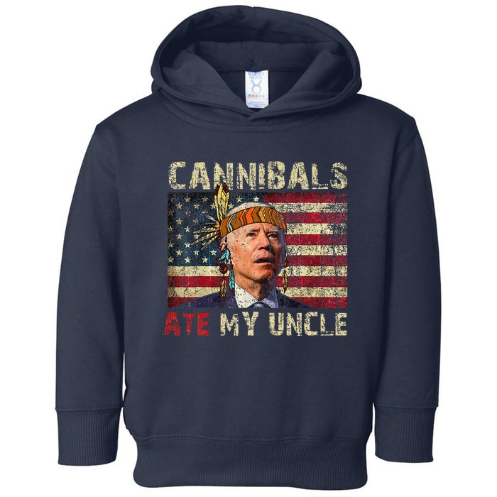 Funny Biden Cannibals Ate My Uncle Toddler Hoodie