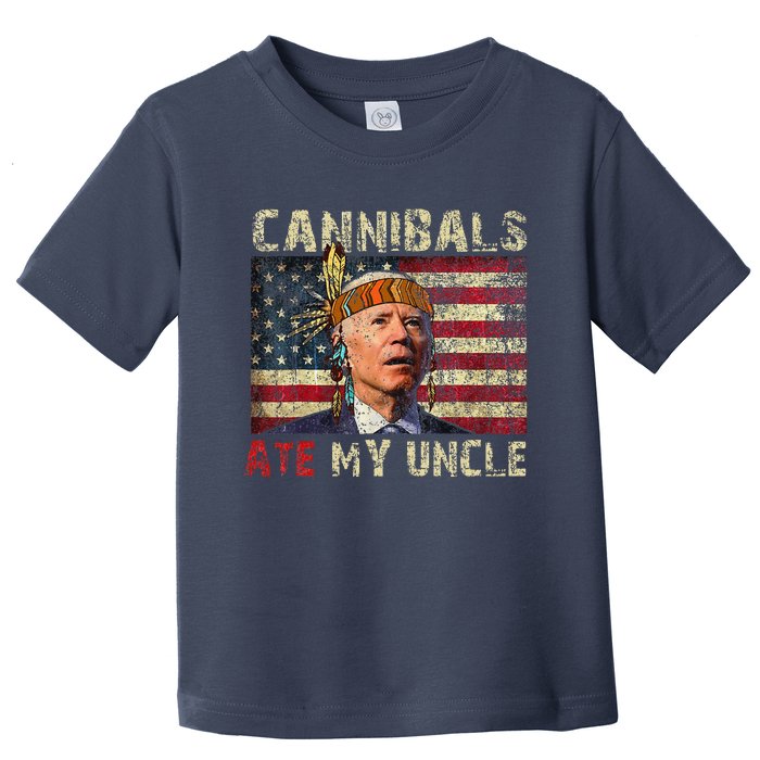 Funny Biden Cannibals Ate My Uncle Toddler T-Shirt