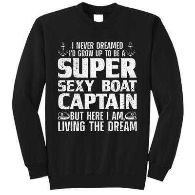 Funny Boat Captain Boating Sweatshirt