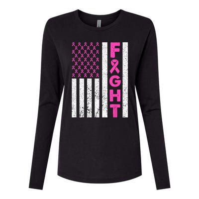 Fight Breast Cancer Breast Cancer Awareness Items Womens Cotton Relaxed Long Sleeve T-Shirt