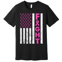 Fight Breast Cancer Breast Cancer Awareness Items Premium T-Shirt