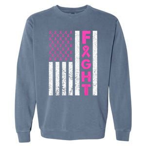 Fight Breast Cancer Breast Cancer Awareness Items Garment-Dyed Sweatshirt