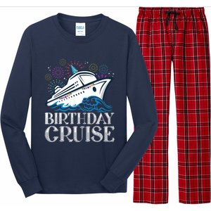 Funny Birthday Cruise Long Sleeve Pajama Set