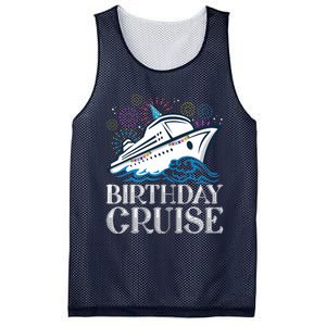 Funny Birthday Cruise Mesh Reversible Basketball Jersey Tank