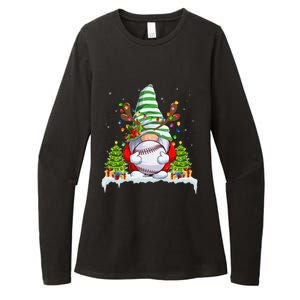 Funny Baseball Christmas Ugly Sweater Baseball Xmas Outfit Gift Womens CVC Long Sleeve Shirt