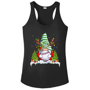 Funny Baseball Christmas Ugly Sweater Baseball Xmas Outfit Gift Ladies PosiCharge Competitor Racerback Tank