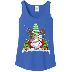 Funny Baseball Christmas Ugly Sweater Baseball Xmas Outfit Gift Ladies Essential Tank