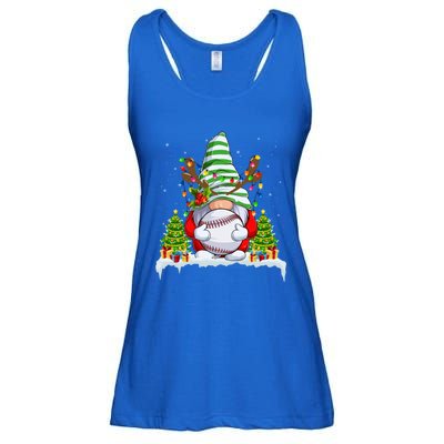 Funny Baseball Christmas Ugly Sweater Baseball Xmas Outfit Gift Ladies Essential Flowy Tank