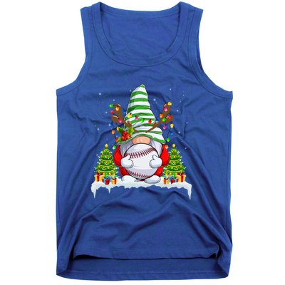 Funny Baseball Christmas Ugly Sweater Baseball Xmas Outfit Gift Tank Top