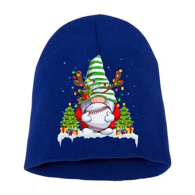 Funny Baseball Christmas Ugly Sweater Baseball Xmas Outfit Gift Short Acrylic Beanie