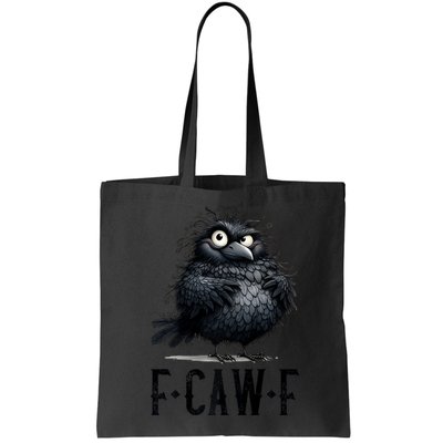 F-Caw-F Black Crow Black Bird Funny Crow F-Caw-F Premium Bag