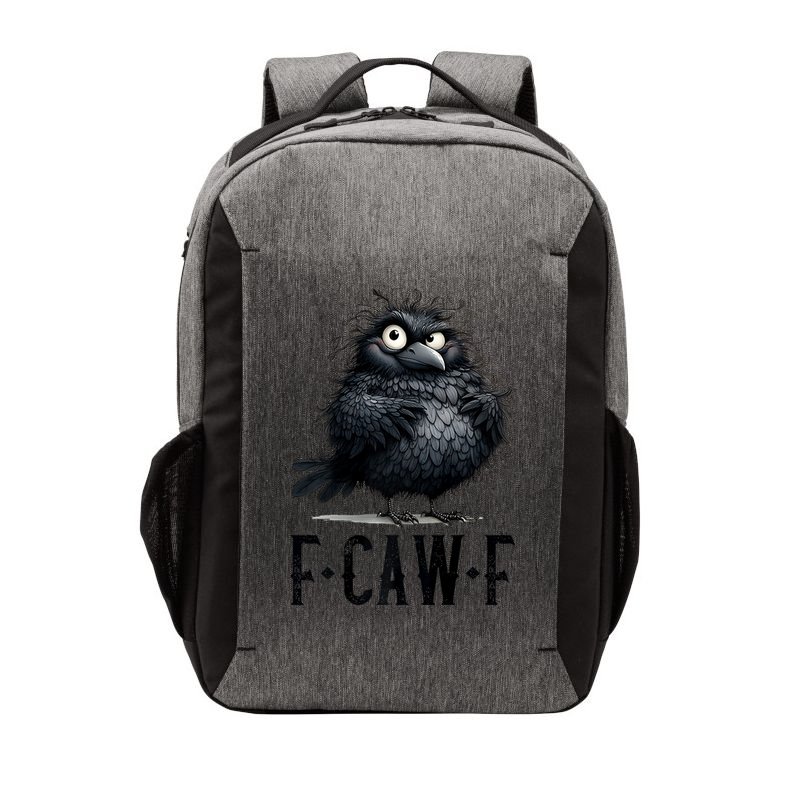 F-Caw-F Black Crow Black Bird Funny Crow F-Caw-F Premium Vector Backpack