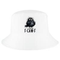 F-Caw-F Black Crow Black Bird Funny Crow F-Caw-F Premium Cool Comfort Performance Bucket Hat