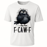F-Caw-F Black Crow Black Bird Funny Crow F-Caw-F Premium Cooling Performance Crew T-Shirt