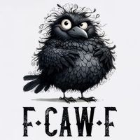 F-Caw-F Black Crow Black Bird Funny Crow F-Caw-F Premium Cooling Performance Crew T-Shirt