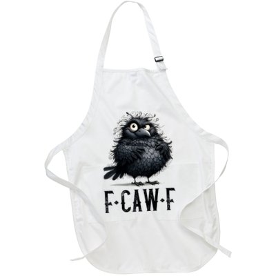 F-Caw-F Black Crow Black Bird Funny Crow F-Caw-F Premium Apron