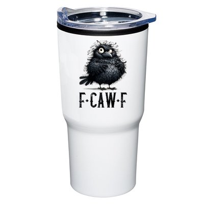 F-Caw-F Black Crow Black Bird Funny Crow F-Caw-F Premium Tumbler