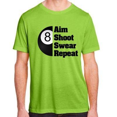 Funny Billiard Cool Gift For 8ball Pool Player Adult ChromaSoft Performance T-Shirt