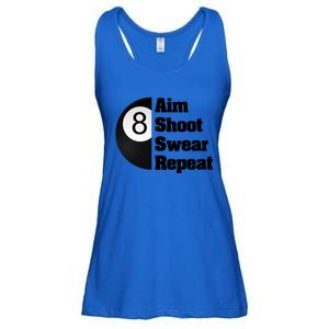 Funny Billiard Cool Gift For 8ball Pool Player Ladies Essential Flowy Tank