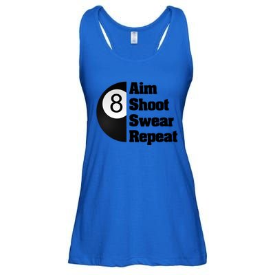 Funny Billiard Cool Gift For 8ball Pool Player Ladies Essential Flowy Tank