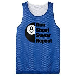 Funny Billiard Cool Gift For 8ball Pool Player Mesh Reversible Basketball Jersey Tank