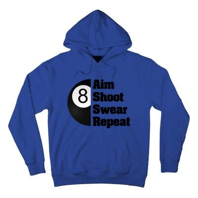 Funny Billiard Cool Gift For 8ball Pool Player Tall Hoodie